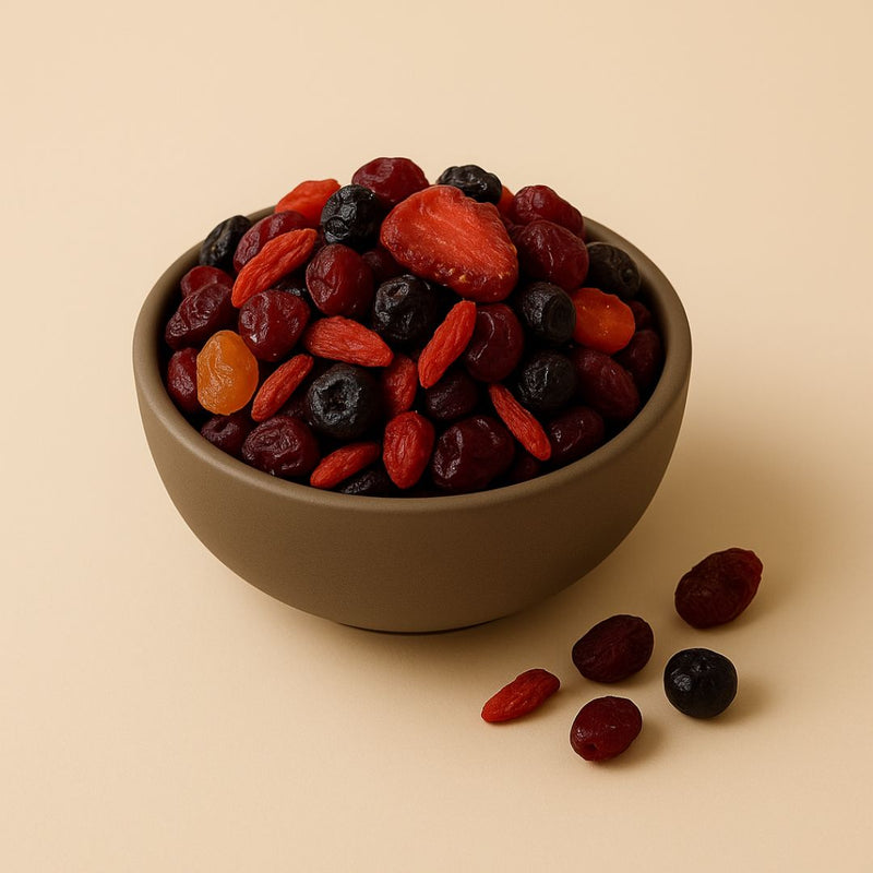 Mix cereja, cranberry, morango, gojiberry e blueberry